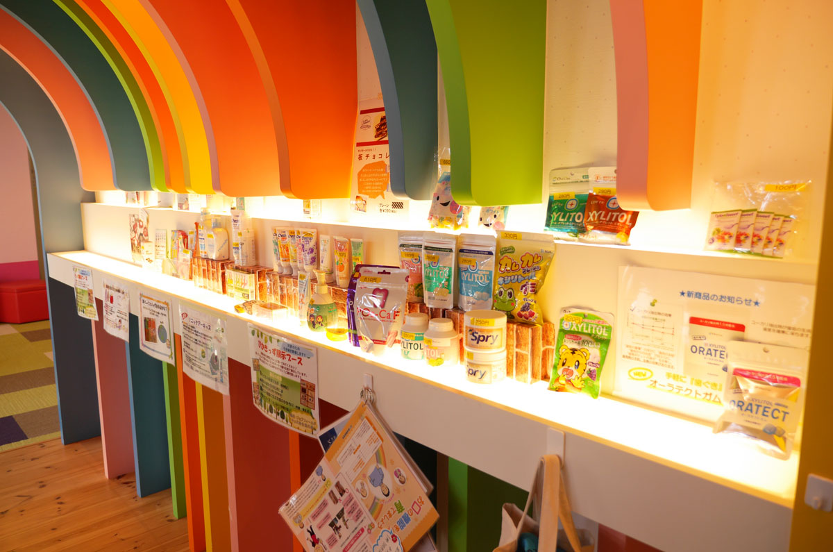 キッズ待合室の展示・商品サンプル